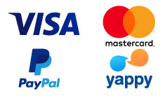 Secure Payments with Visa & Mastercard by MetroBank - Paypal & Yappy