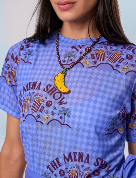 EAT BANANA NECKLACE BY ESTEFANNY PEÑA